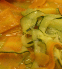 Möhren-Zucchini-Gemüse