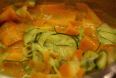 Möhren-Zucchinigemüse