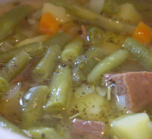 Grüne Bohnensuppe