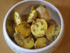 Blechkartoffeln, mit Kümmel